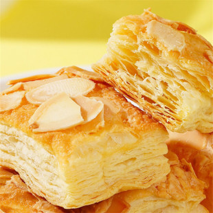 黄油扁桃仁千层酥松塔网红零食饼干早餐办公室解馋下午茶点心整箱