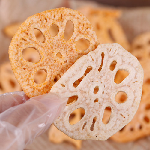 比薯片还好吃，椒盐番茄莲藕脆片