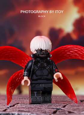 第三方东京周边积木青铜树利世鳞赫形态人仔益智拼装模型玩具摆件