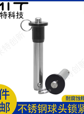 MS17984不锈钢快卸销按钮式锁紧销伸缩分度销线阵音响插销MT171
