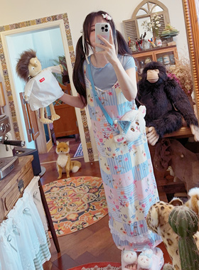 rom2打底好物 面料有弹 舒适甜美灰蓝色 木耳边 短袖高腰T恤