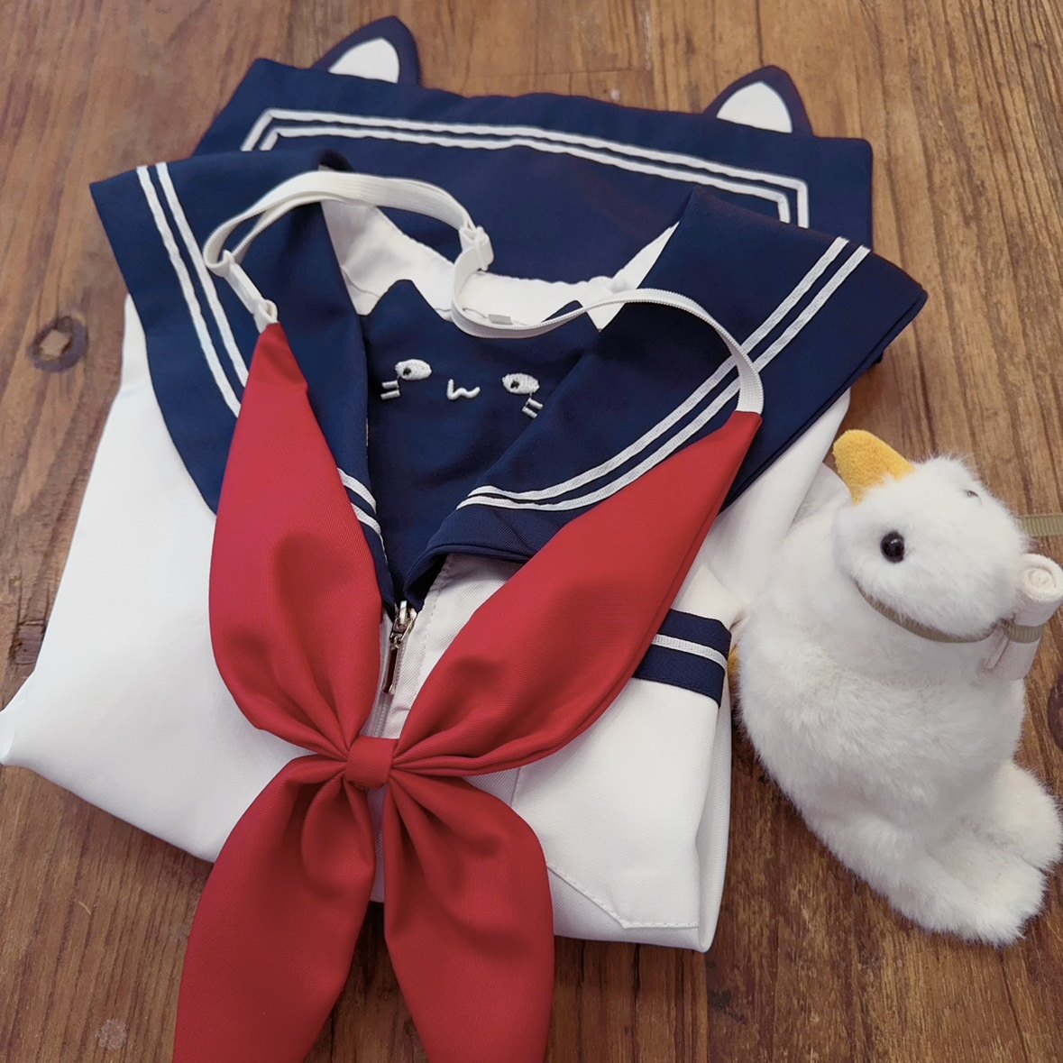 春夏薄款海军领水手服JK上衣