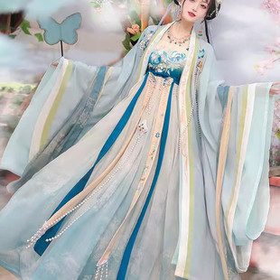 原创诃子裙汉服女2025新款唐制改良大袖衫重工柯子裙仙气日常古装