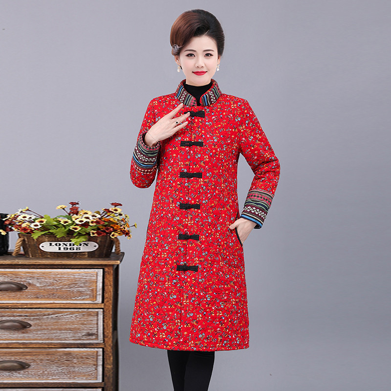 冬日暖呼呼民族风棉服风衣外套