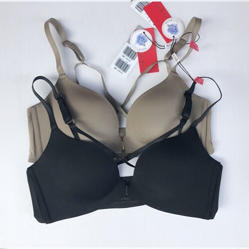 交叉美背前扣性感中厚文胸新品