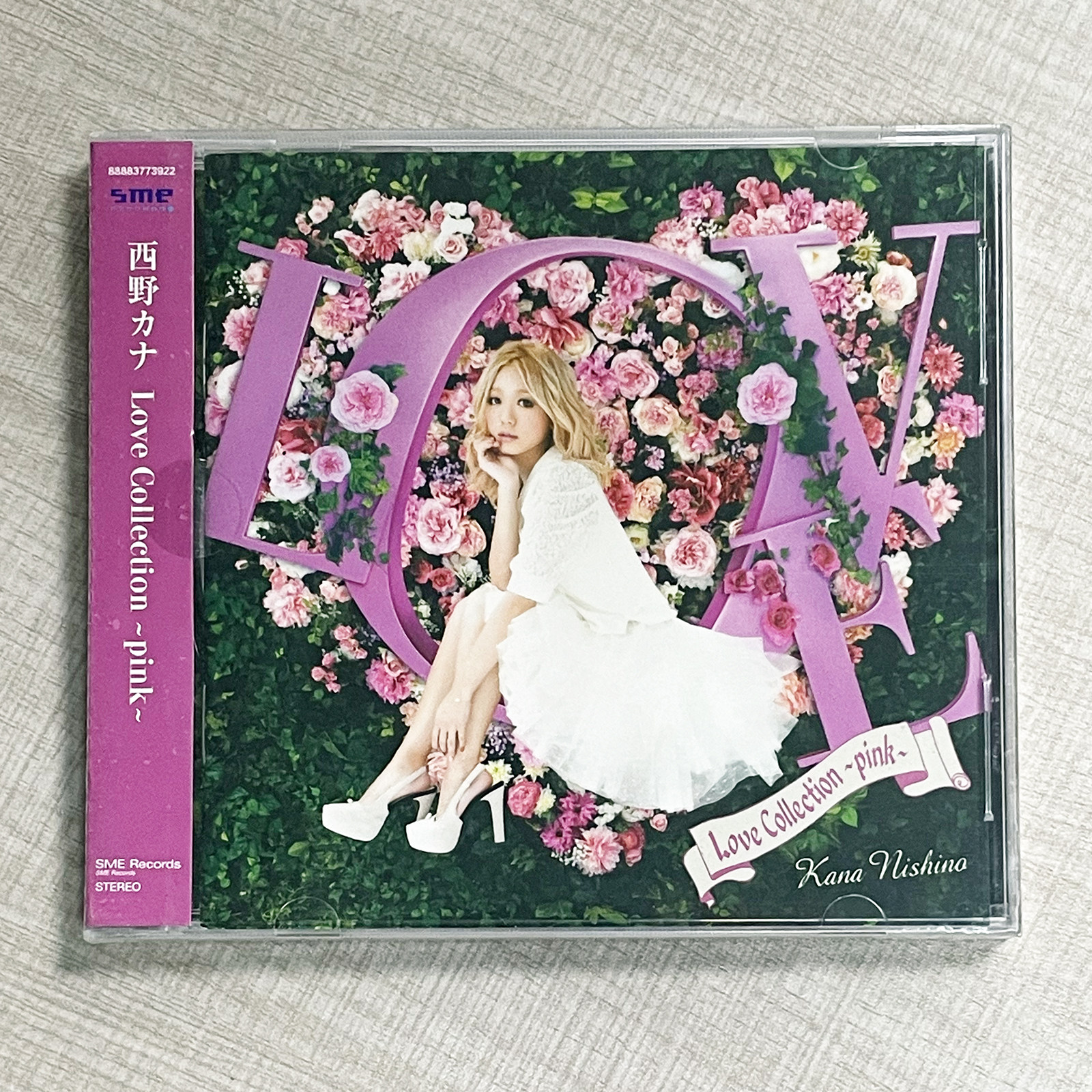 正版专辑 西野加奈爱的精选 Love Collection Pink 粉红篇CD 新索