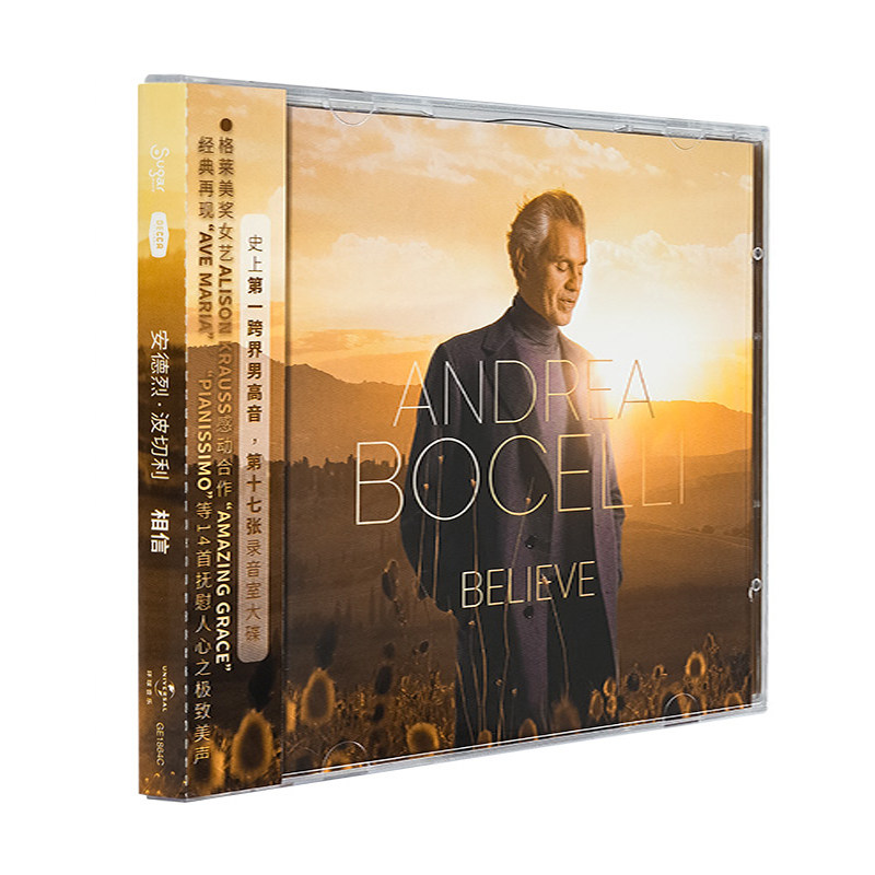 环球古典 安德烈波切利 相信 专辑Andrea Bocelli  Believe（CD）