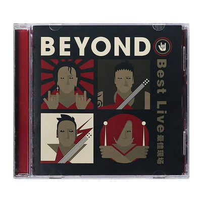 Beyond Best Live 最佳现场 CD唱片黄家驹 光辉岁月大地真的爱你