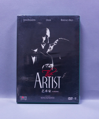 正版电影 艺术家 The Artist 盒装 DVD D9 碟片光盘 英语发音