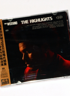 正版英文专辑 威肯高光时刻CD The Weeknd The Highlights 盆栽哥