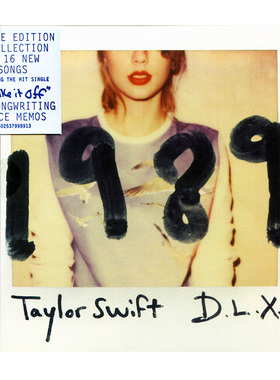 Taylor Swift 泰勒斯威夫特 1989豪华版CD13张拍立得+徽章