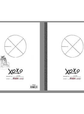 正版专辑EXO-M 1st Album XOXO Hugs Ver 亲亲抱抱 CD+歌词册海报