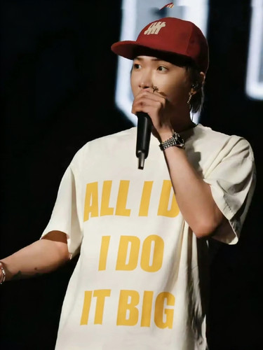 TizzyT谢锐韬巡演演唱会同款oversize短袖T恤 美式复古休闲应援服