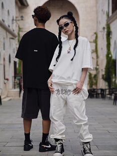 邦BANG 「0731CSC系列」手势印花短袖 纯棉潮流街头美式男情侣TEE