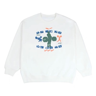 健将 休闲宽松 圆领套头卫衣LOGO加绒加厚男女 法老 2727WORLD