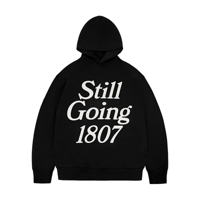 1807 STILLGOING发泡印花连帽卫衣2024秋冬新款宽松休闲情侣上衣