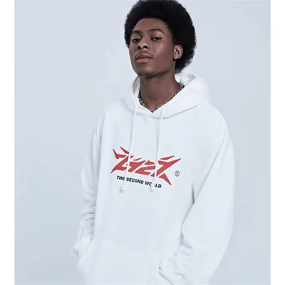 重磅2727WORLD 法老同款经典爱心连帽卫衣多色宽松套头长袖国潮男