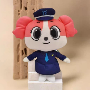 周边警长狗狗公仔小蝶毛绒玩具玩偶可爱卡通安抚杜宾儿童生日礼物