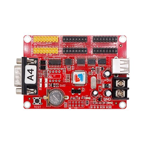 灵信LS-A4串口控制卡LS-A4L单双色发送卡LS-A2走字屏485串口控制