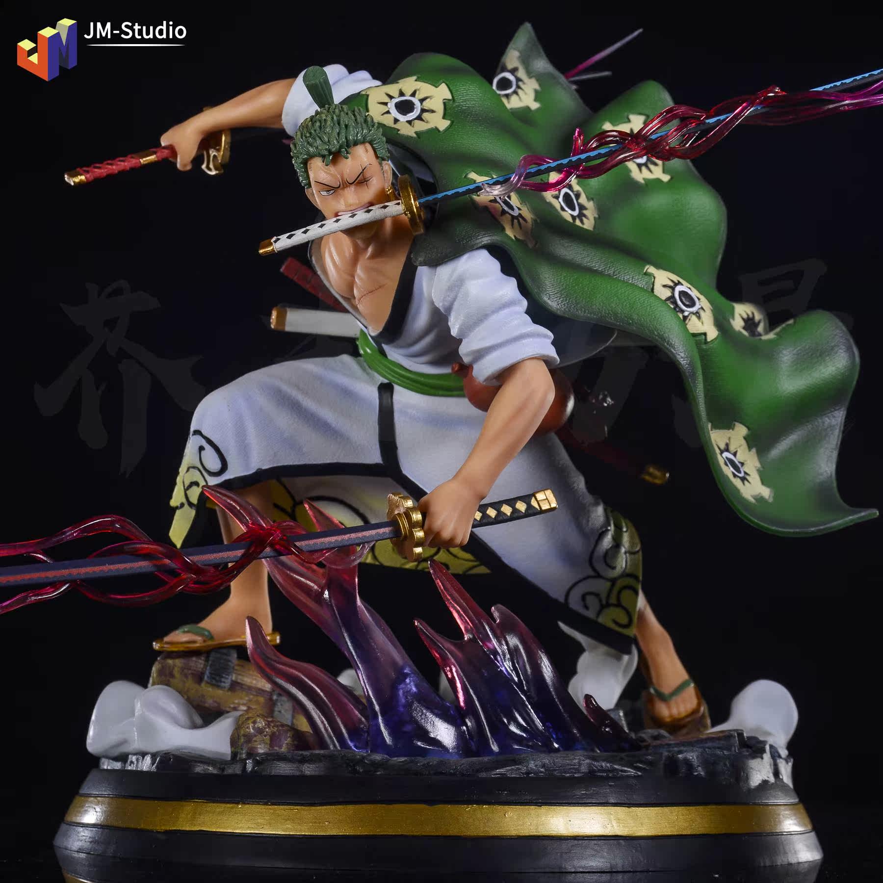 海贼王gk和之国和服索隆三刀流三千世界手办模型摆件