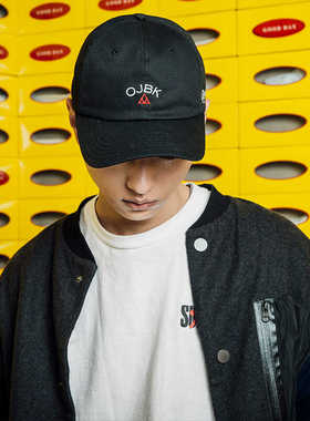 KEIOS刺绣弯檐帽棒球帽鸭舌帽软顶舒适百搭潮流遮阳户外男女情侣