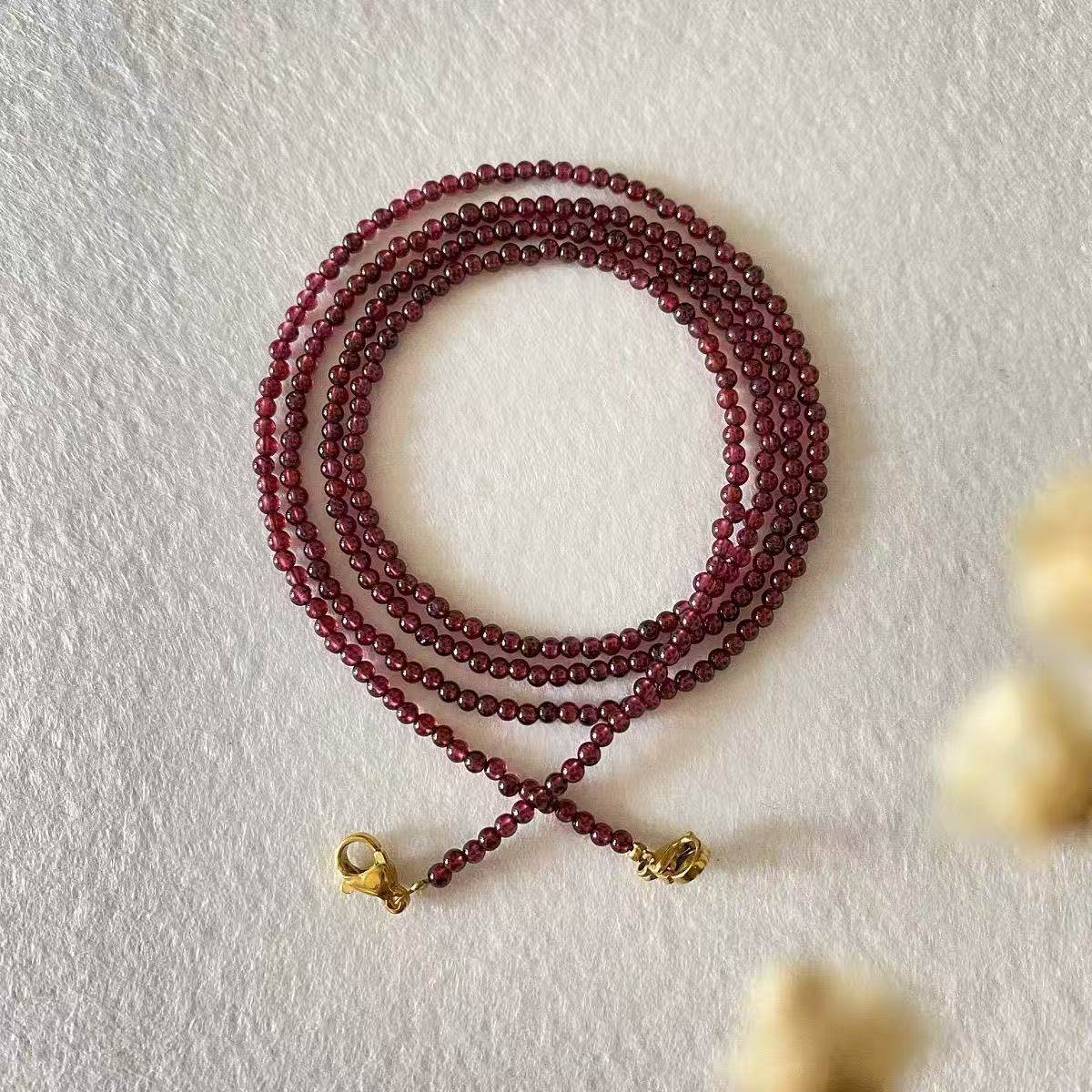 天然石榴石眼镜链红色手工串珠超细精致小众墨镜链女时尚百搭挂链,ZIPPO/瑞士军刀/眼镜,眼镜链,淘宝优惠券,粉丝福利购,淘宝优惠卷