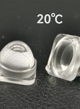 贴片光学透镜聚光3535亚克力高透通用20度灯珠保护罩LED汽车灯