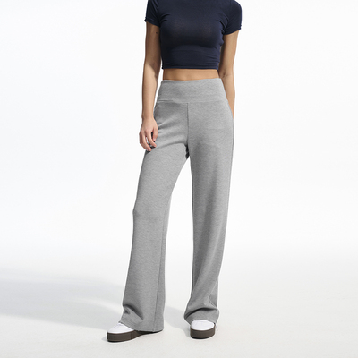 中高腰直筒垂垂裤卫裤运动裤女