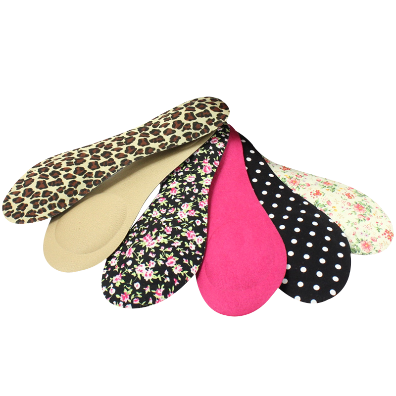 海棉七分鞋垫高跟鞋鞋垫女半码垫夏季透气减震排汗网布鞋垫