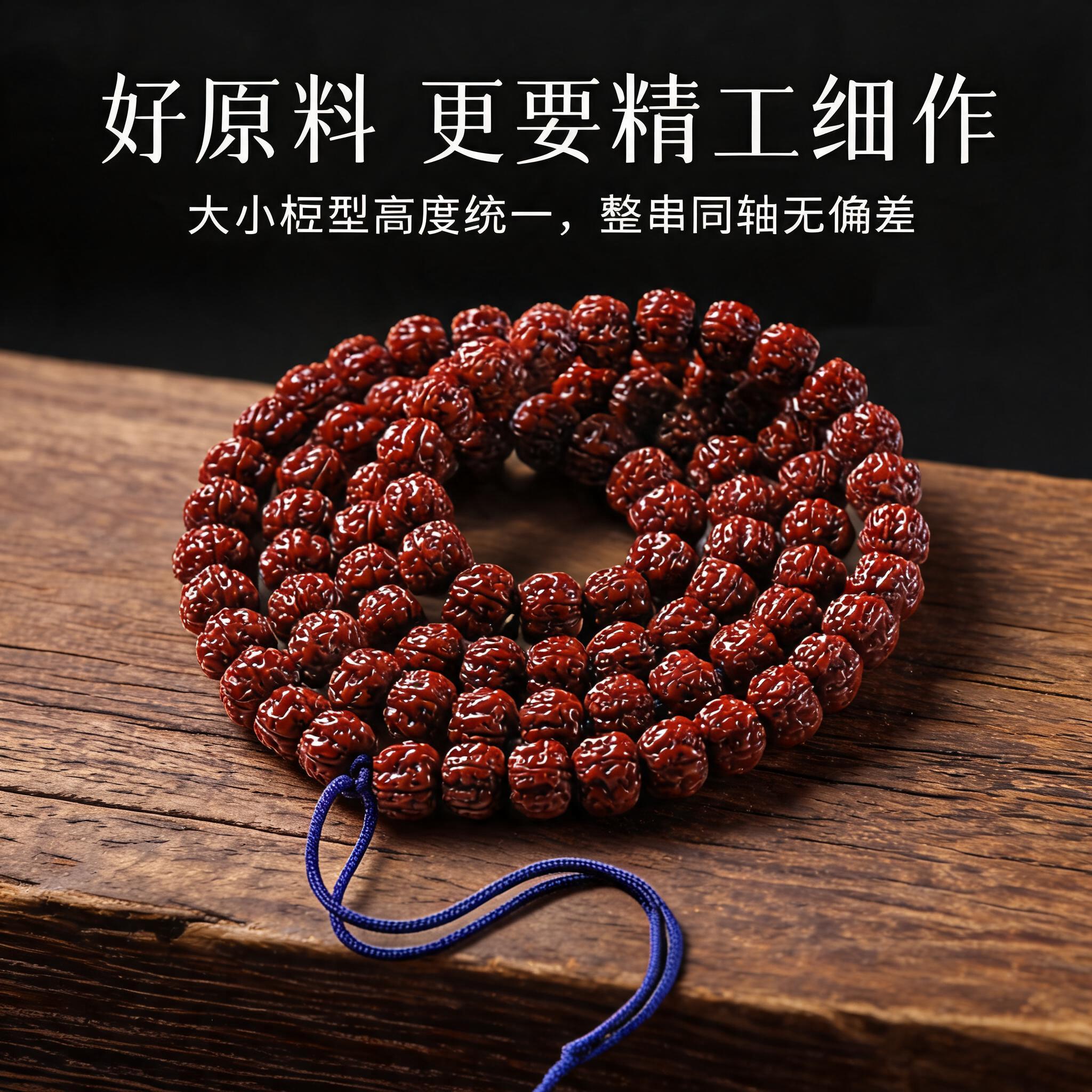 国工藏式机刷小金刚菩提手串