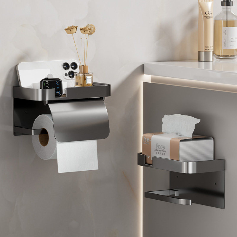 卫生间壁挂式卷纸置物架