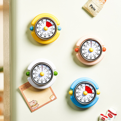 厨房多巴胺磁吸机械计时器