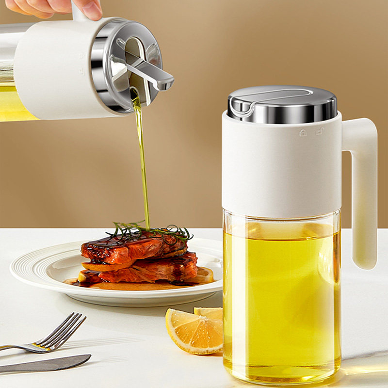 油壶家用厨房调料酱油瓶醋壶2024新款玻璃油瓶不挂油漏油自动开合,厨房/烹饪用具,油壶,淘宝优惠券,粉丝福利购,淘宝优惠卷