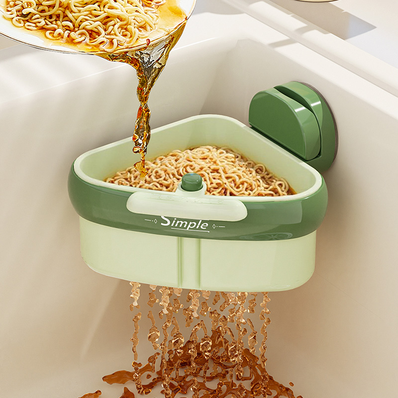 吸盘水槽沥水篮家用厨房