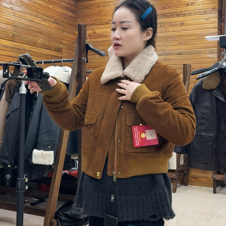 绵羊皮绒面皮衣100-120mn L,女装/女士精品,皮草,淘宝优惠券,粉丝福利购,淘宝优惠卷