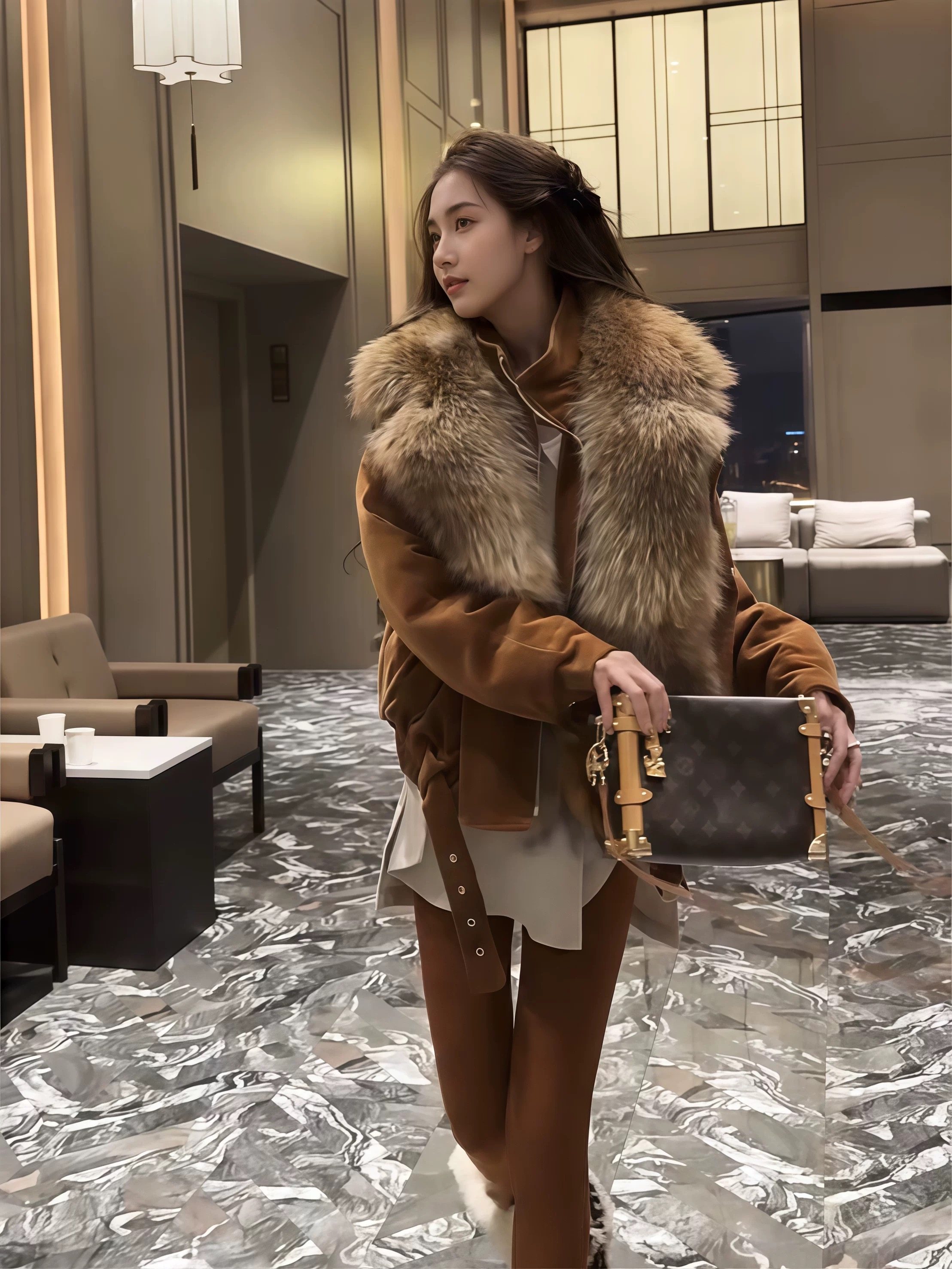 超大真貉子毛领 派克服 高货 25年冬季新品,女装/女士精品,皮草,淘宝优惠券,粉丝福利购,淘宝优惠卷