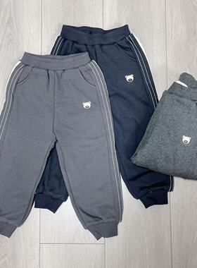 【青檬童年品牌】儿童秋冬加棉保暖卫裤加厚裤子 6855