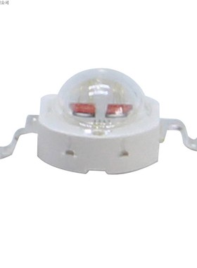 大功率LED灯珠5W红色仿流明光宏42MIL620到630nm超高亮双芯串联