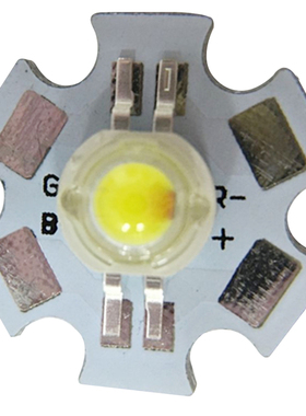 led黄白双色汽车灯珠4脚光宏38mil晶元30芯片底座绝缘不过电光珠