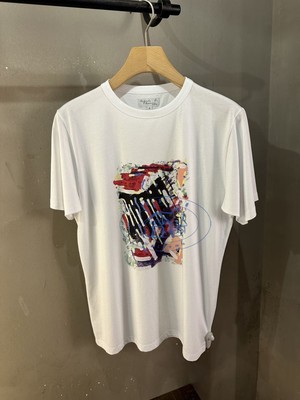 花色短袖宽松T恤圆领24春夏男装