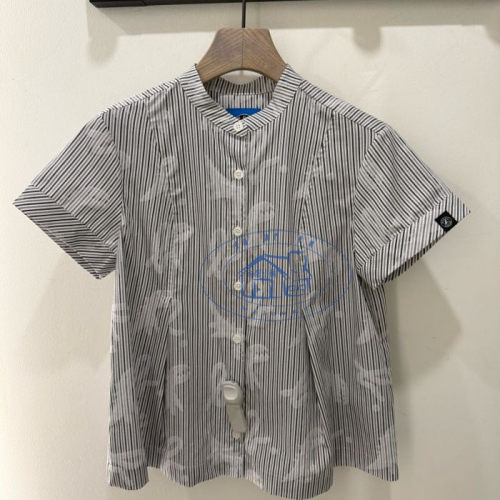 香港专柜代购agnes b.sport 時尚品牌LOGO短袖衬衫 25秋冬女裝