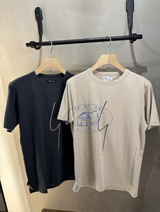 香港專櫃代購agnes b.HOMME經典款G字短袖圓領百搭T恤 24春夏男裝