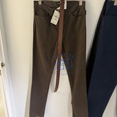 香港專櫃代購agnes 25春夏男款 b.sport 時尚純色松紧腰休閑長裤