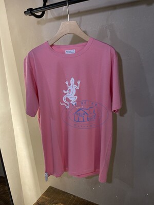 蜥蜴logo短袖圓領T恤棉