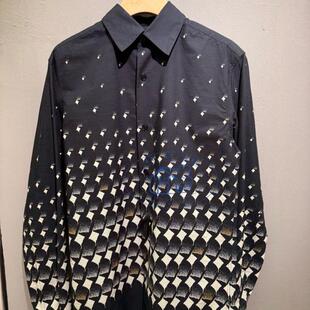 香港專櫃代購agnes b.HOMME個性logo氣質百搭長袖襯衫 24秋冬男裝