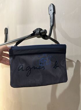 品牌logo輕便尼龍男單肩斜挎包