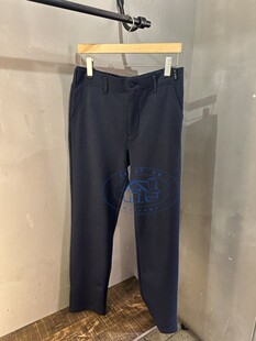 香港专柜代购agnes b.HOMME纯色百搭经典直筒休闲长裤 24春夏男装