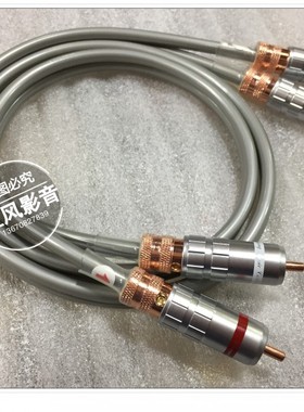 Audio Note音乐贵族AN-VX纯银99.99%发烧音响RCA双莲花音频信号线
