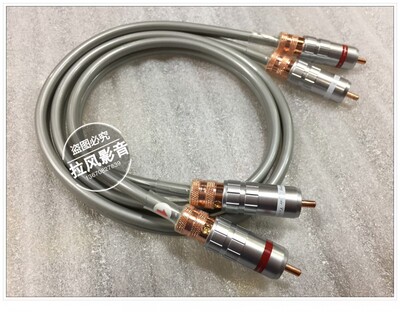 Audio Note音乐贵族AN-VX纯银99.99%发烧音响RCA双莲花音频信号线