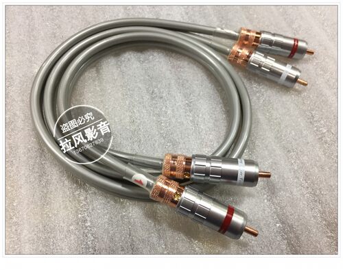 Audio Note音乐贵族AN-VX纯银99.99%发烧音响RCA双莲花音频信号线